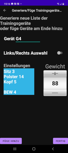 Beispiel f&uuml;r F&uuml;ge Ger&auml;te hinzu