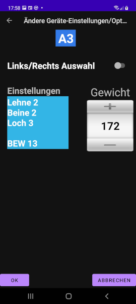 &Auml;ndere Ger&auml;t